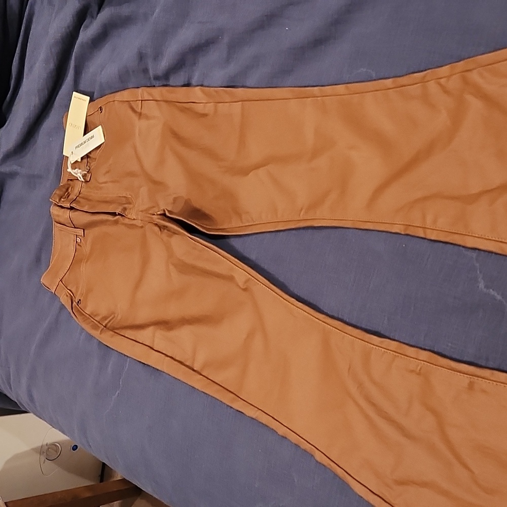 Semi leather pants